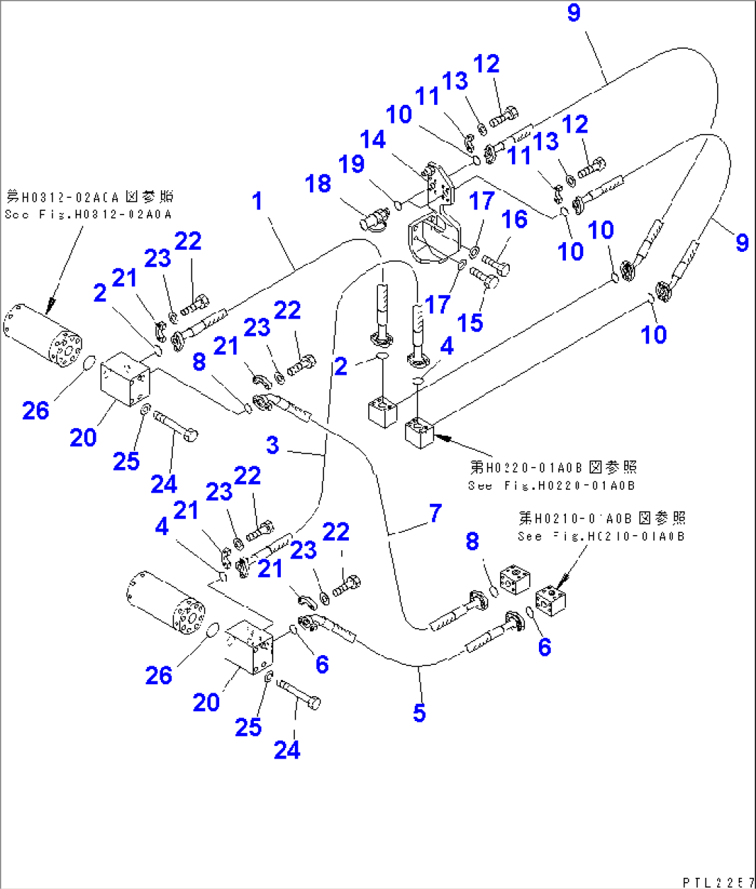 DELIVERY PIPING (PUMP TO FILTER AND BLOCK)(#10239-10999)