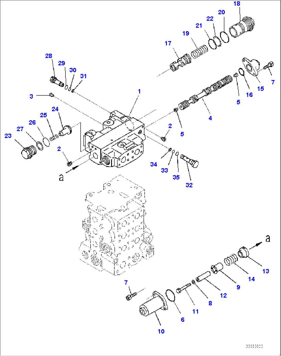 Fender, Control Valve, 4-Spool (7/8) (#22001-)