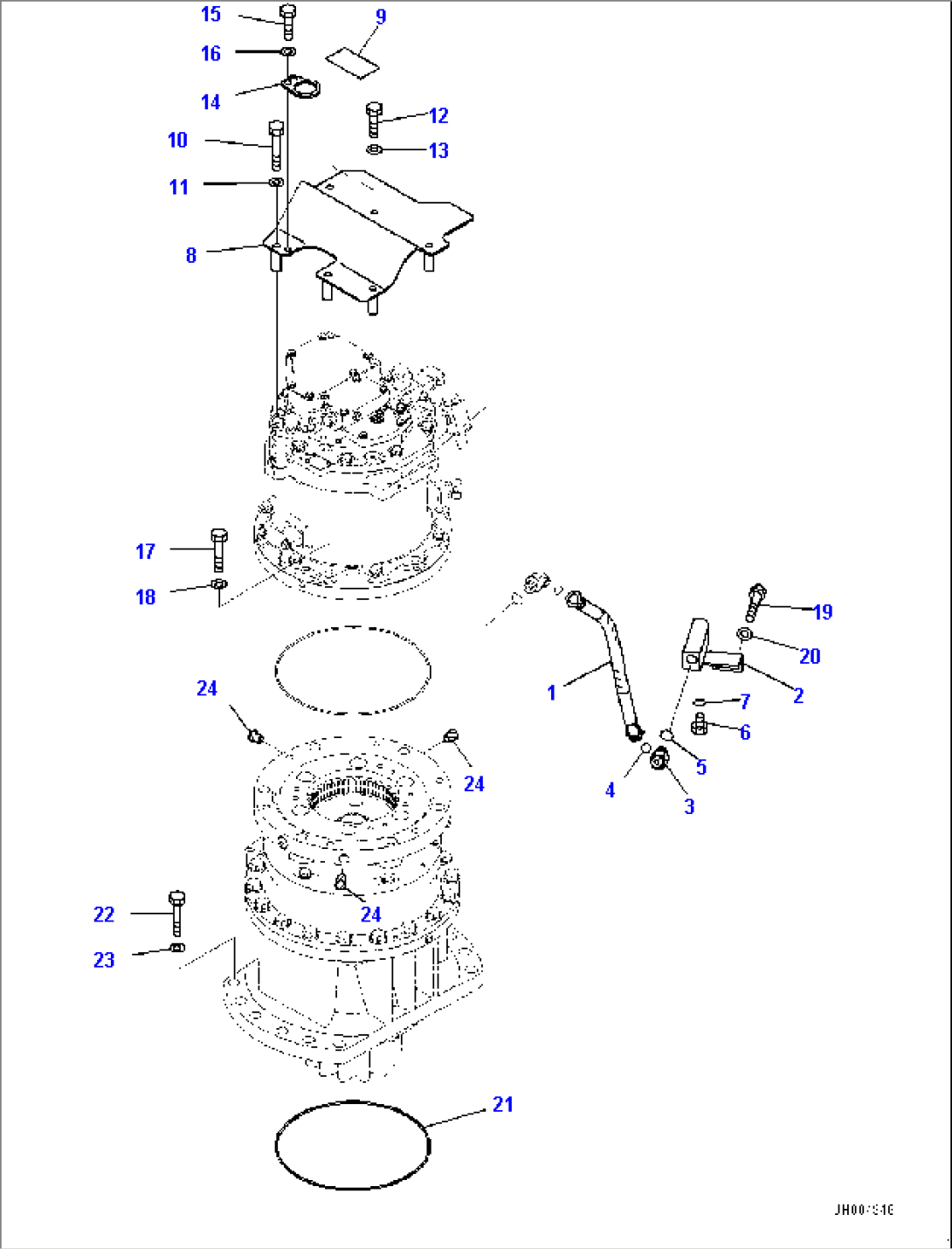 Swing Machinery, Motor Drain