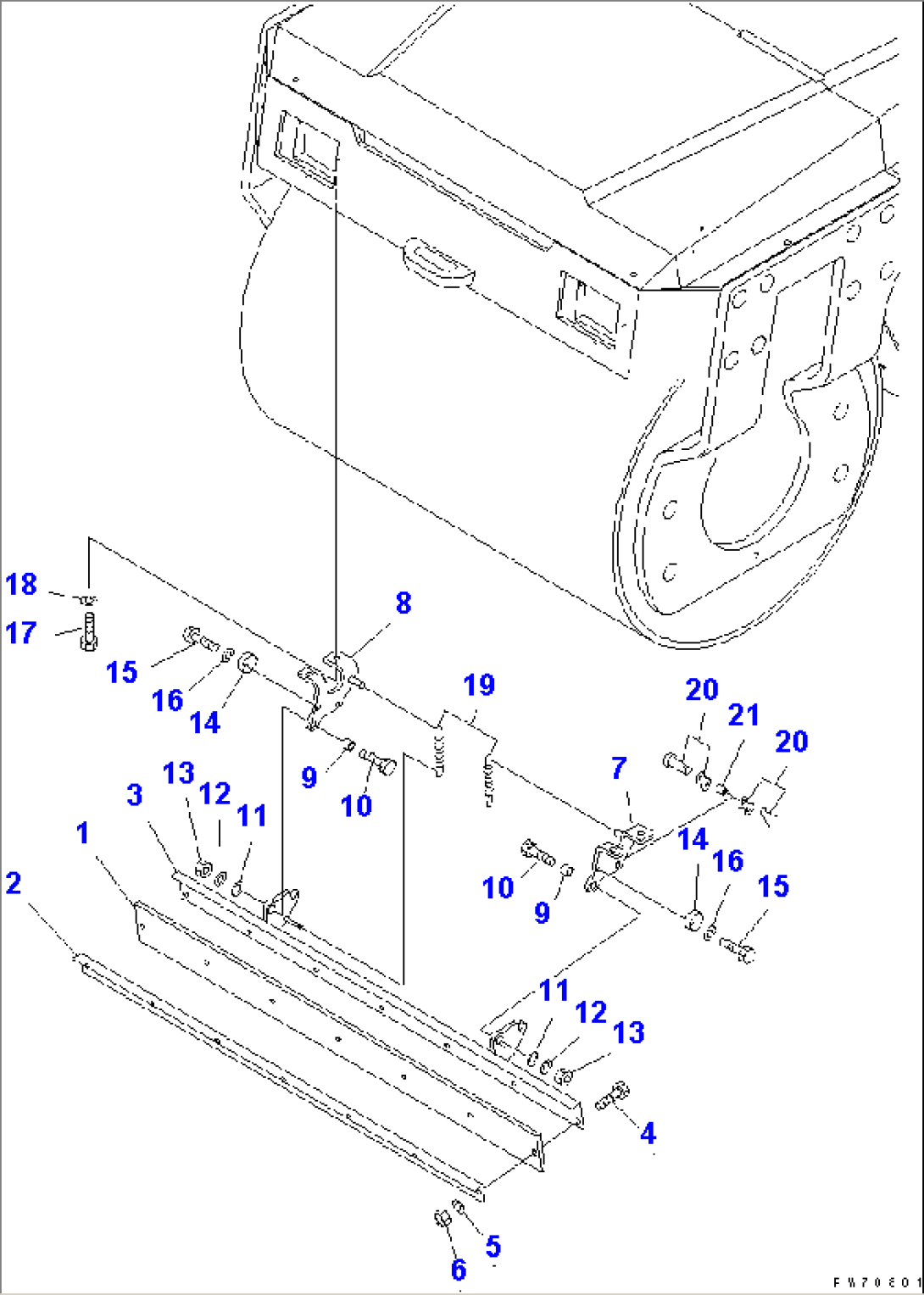 FRONT SCRAPER (1/2) (FRONT)