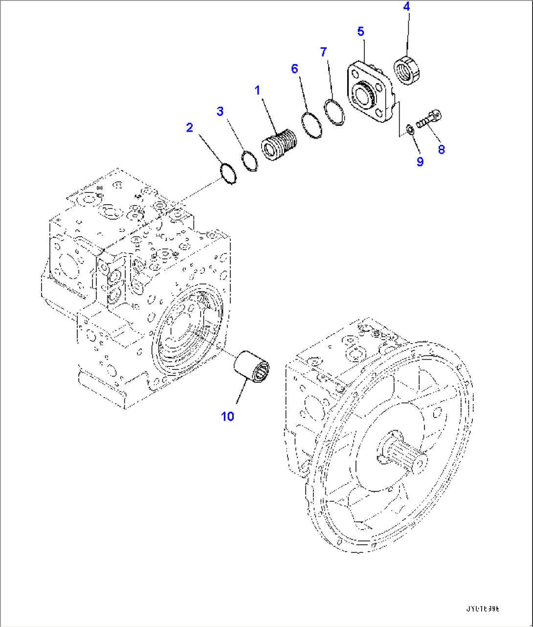 Piston Pump, Inner Parts (9/12) (#451080-)