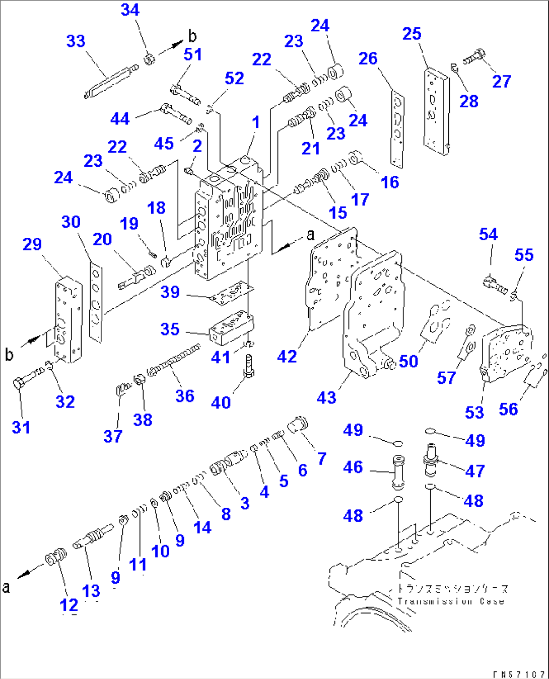 TRANSMISSION (TRANSMISSION CONTROL VALVE) (1/3)