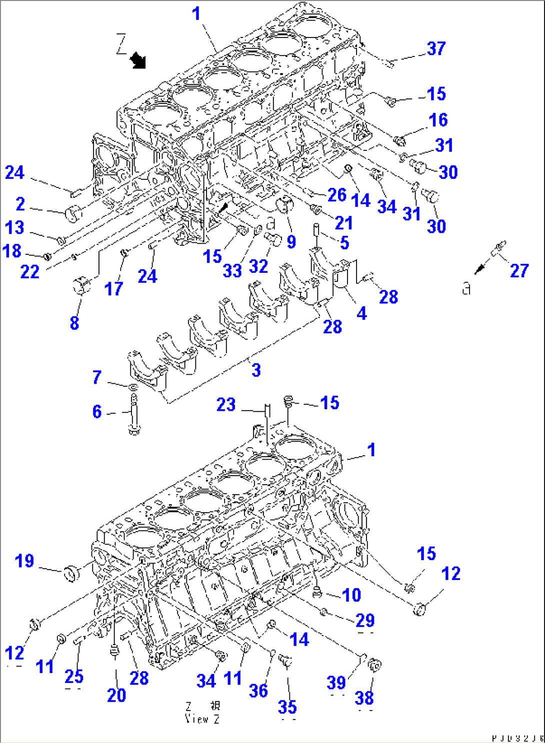 EXHAUST BRAKE (INNER PARTS)(#30034-)