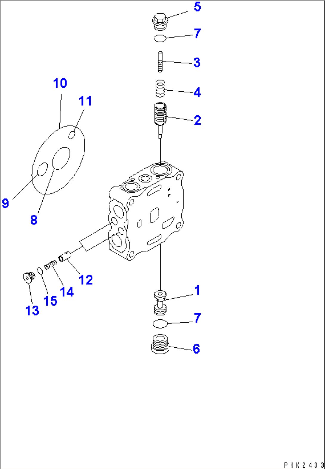 WORK EQUIPMENT VALVE SUB ASS