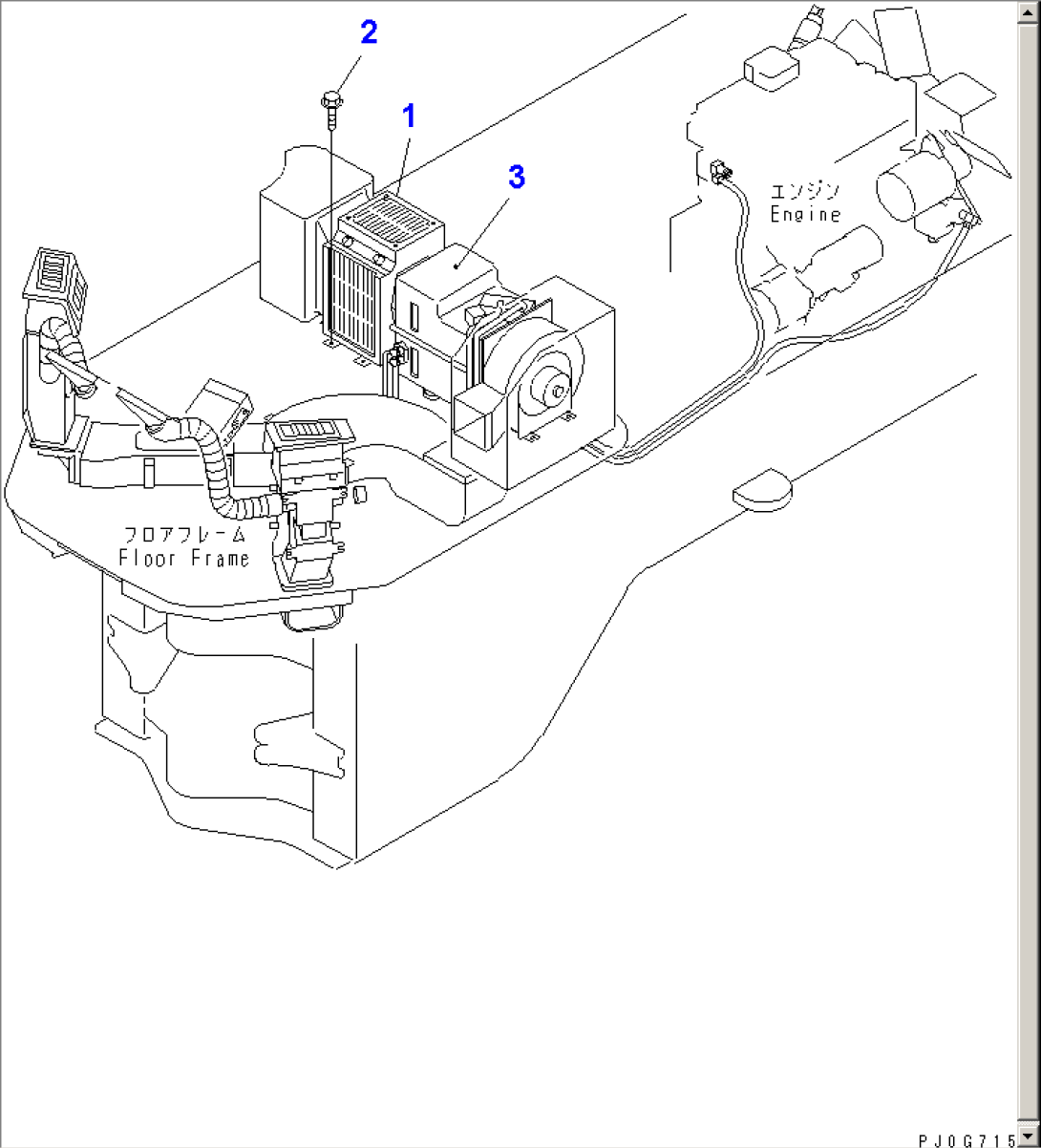 HEATER AND DEFROSTER(#54095-)