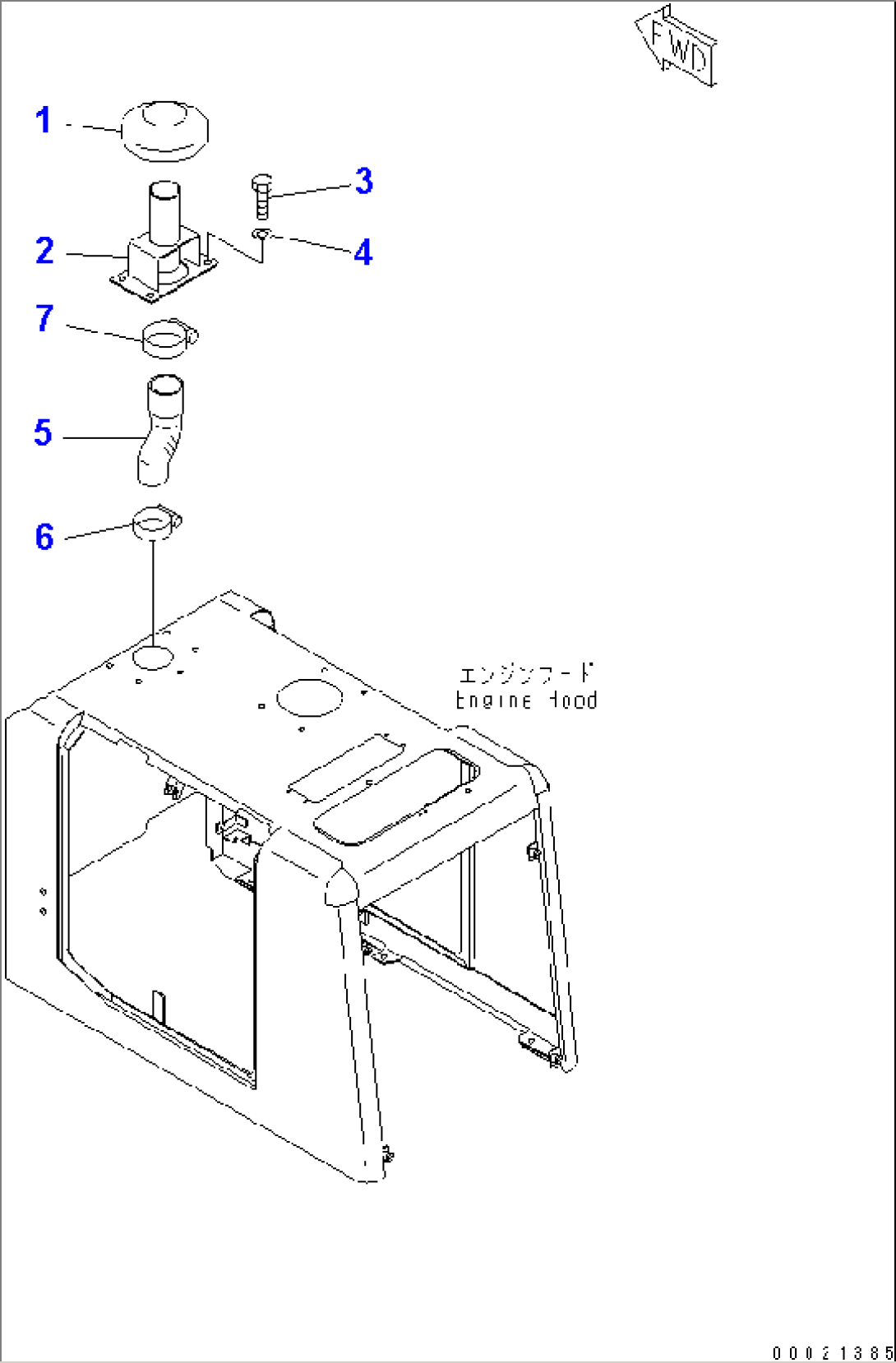 HOOD (AIR INTAKE EXTENSION)(#11501-)