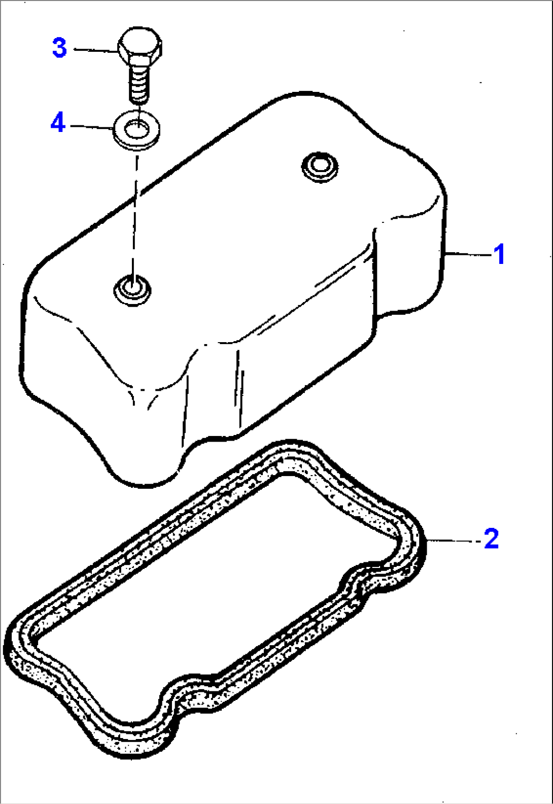 CYLINDER HEAD COVER, ATTACHING PARTS