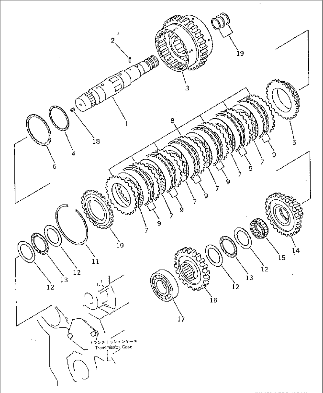 TRANSMISSION (2ND CLUTCH)(#10001-19999)