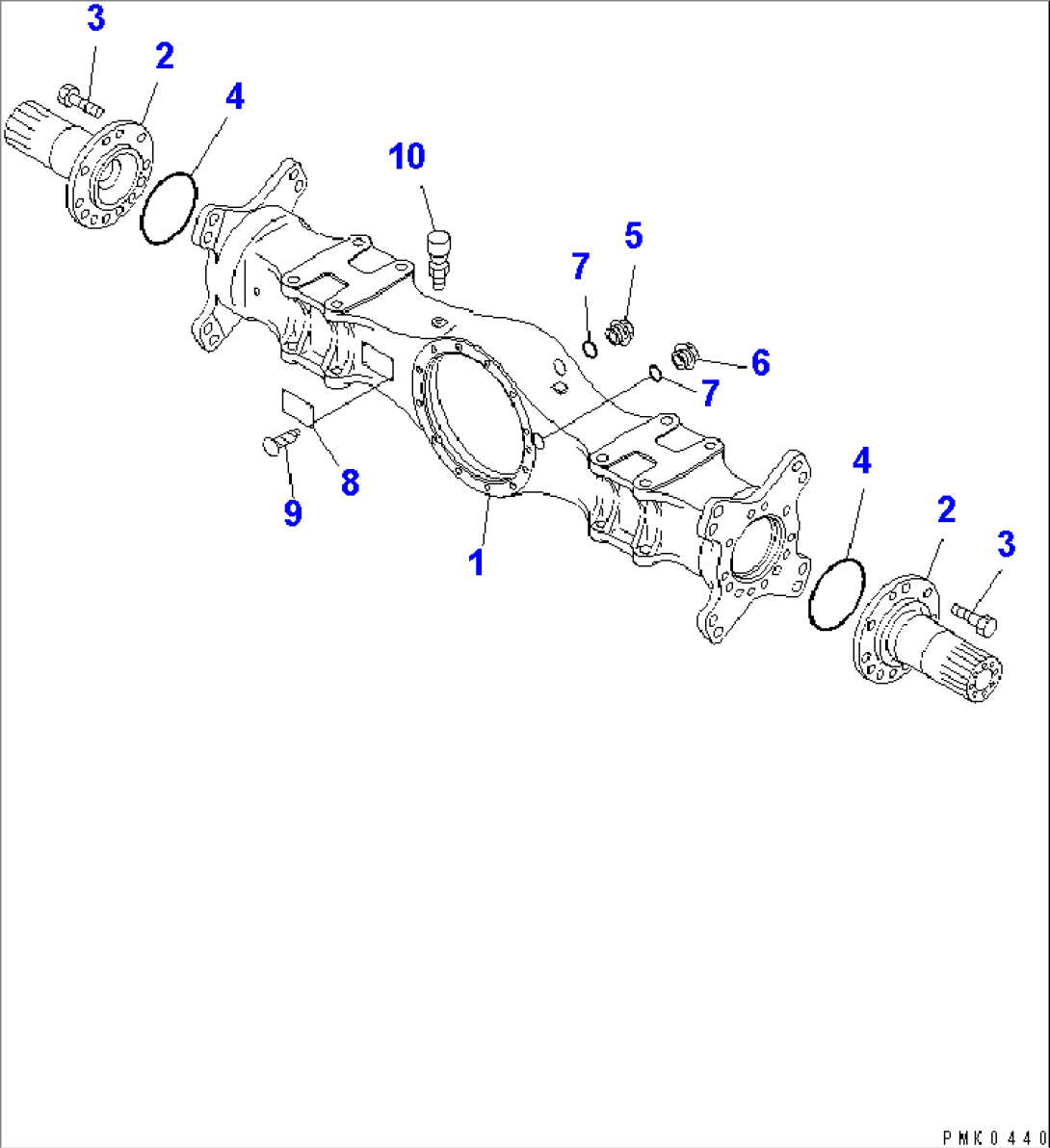 REAR AXLE (AXLE HOUSING)