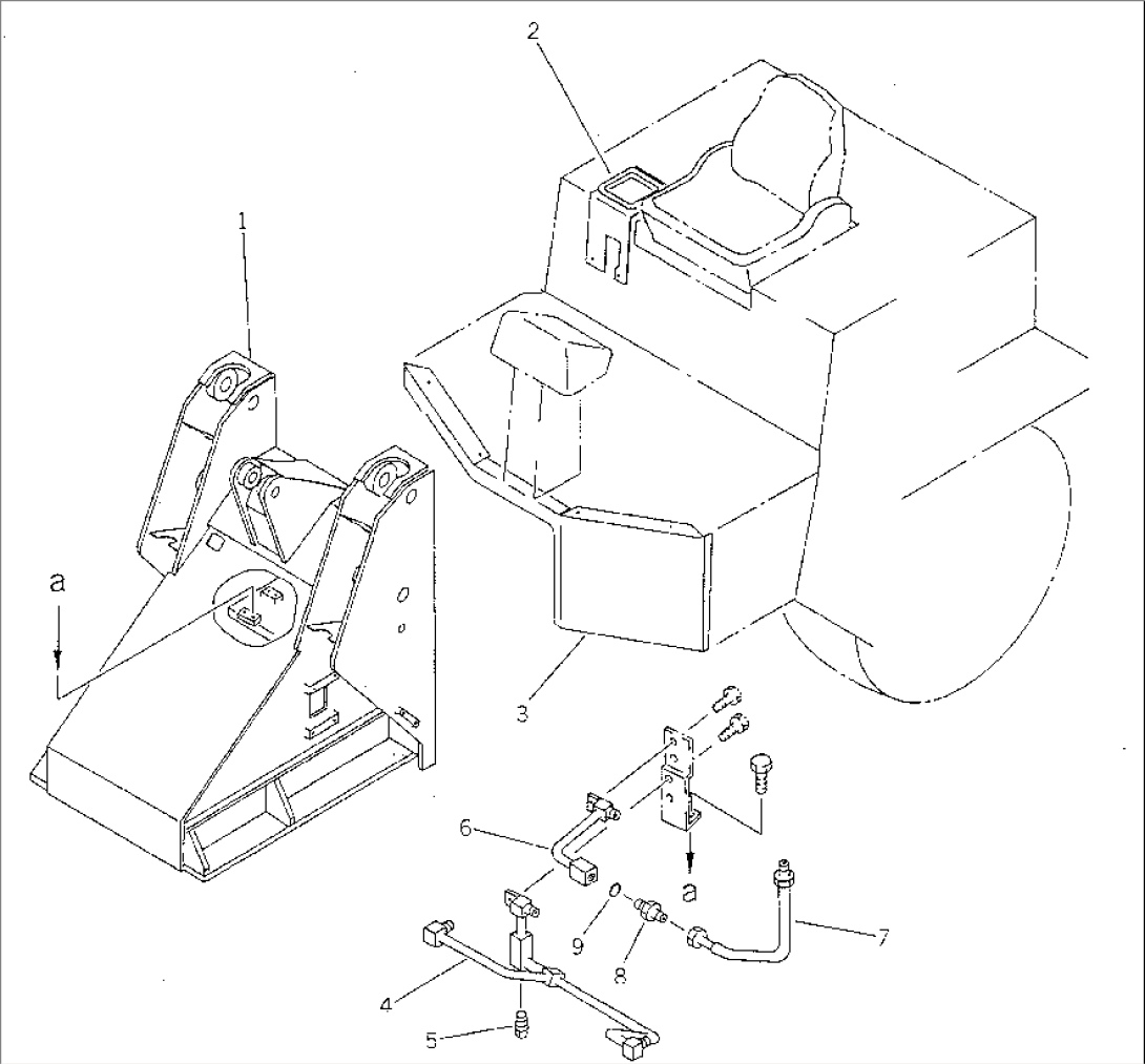 MODIFIED CHASSIS PARTS (FOR MULTI PURPOSE BUCKET)