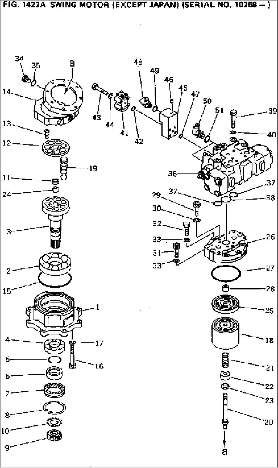 SWING MOTOR (EXCEPT JAPAN)(#10258-)