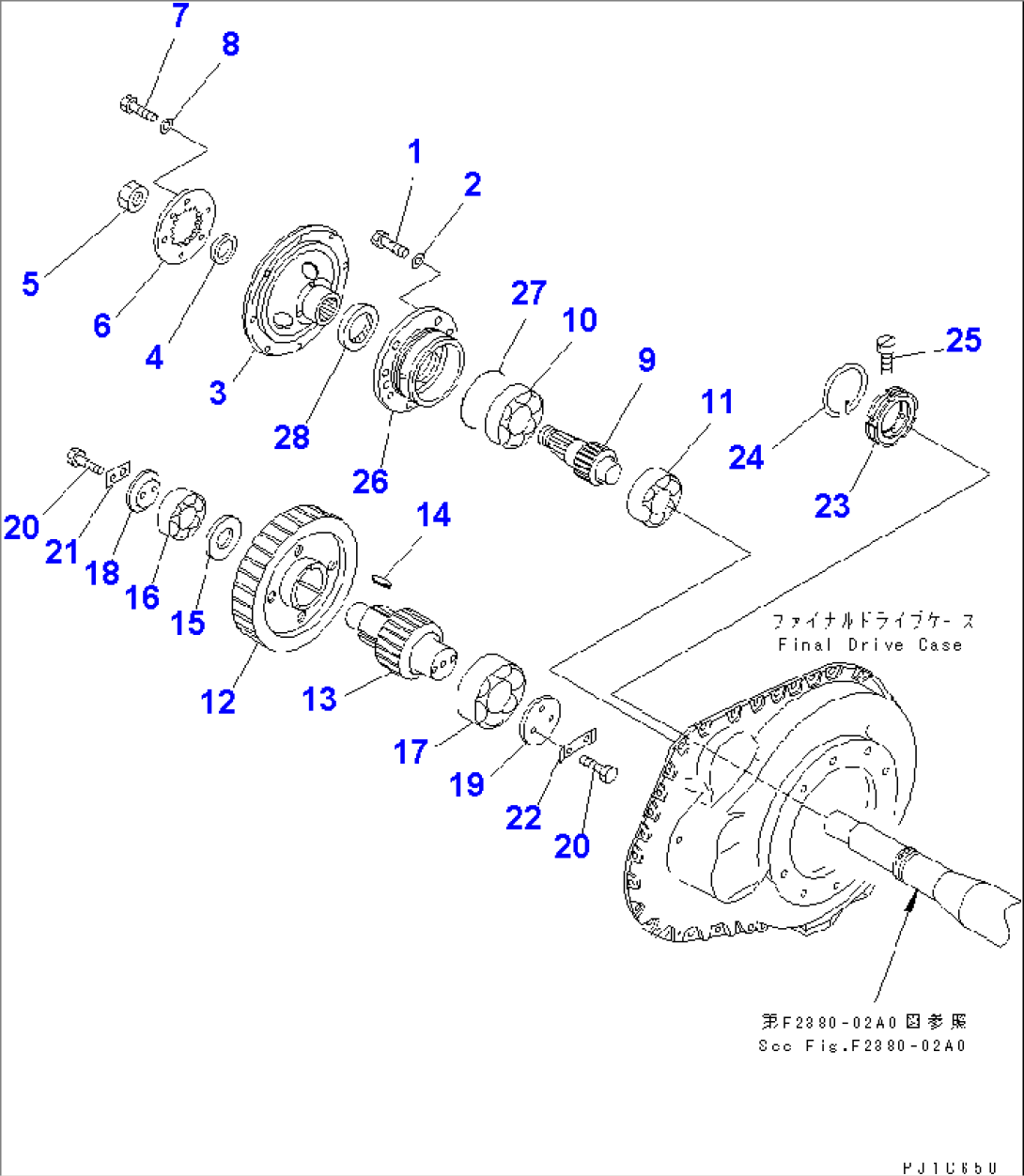 FINAL DRIVE CASE AND GEAR