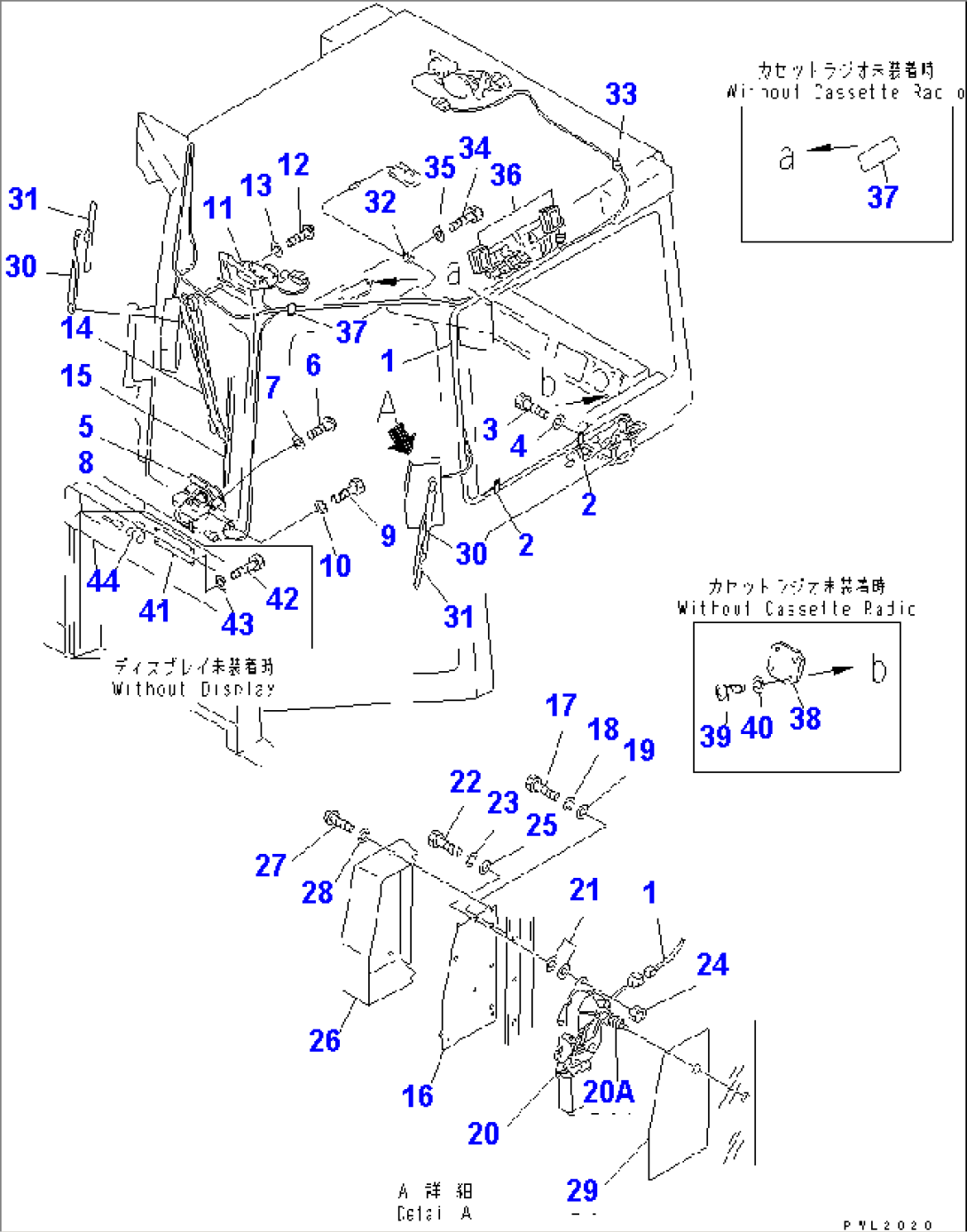 STEEL CAB (ELECTRICAL PARTS¤ FRONT) (7/9)