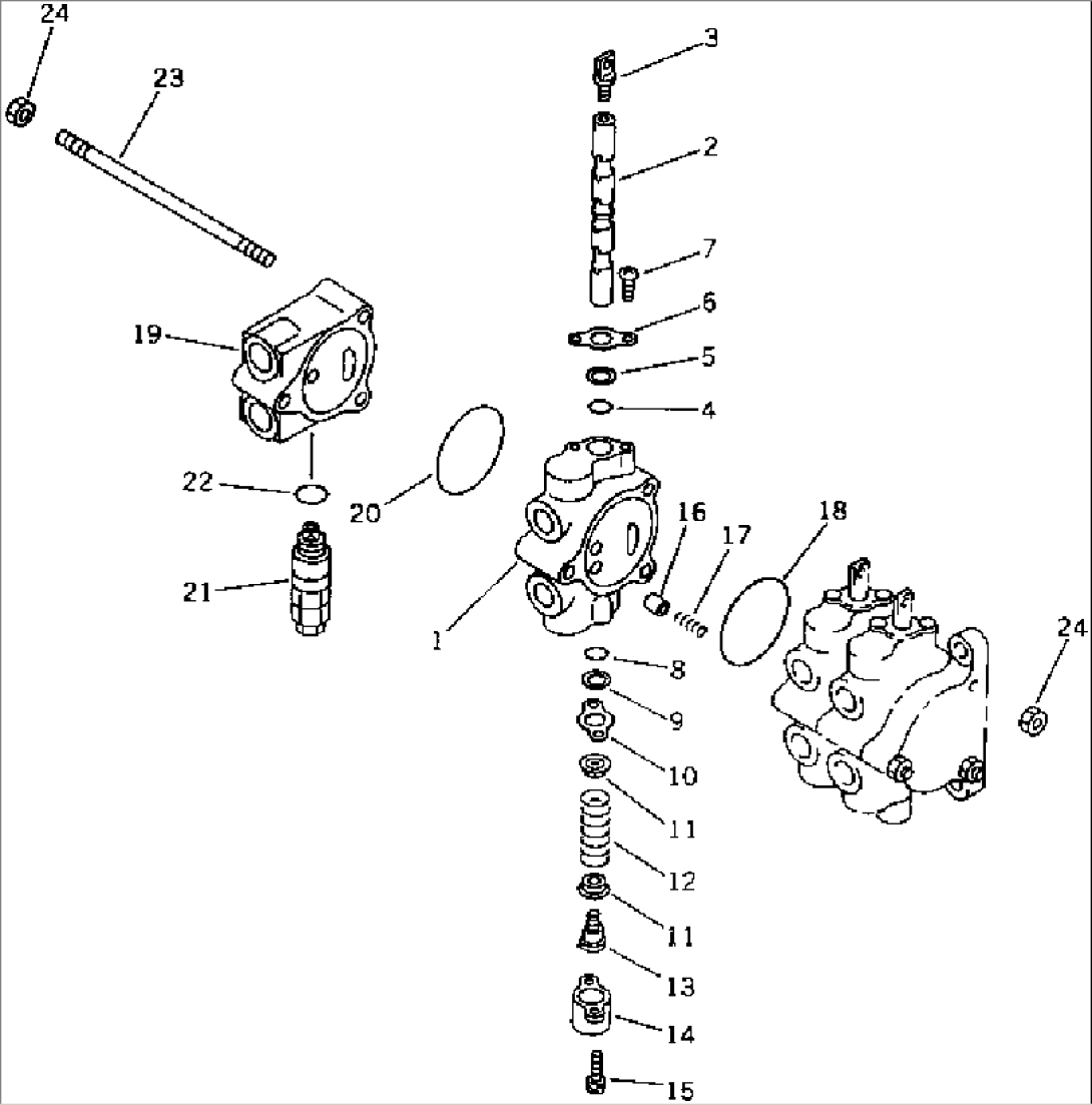 CONTROL VALVE¤ REAR (1/2)