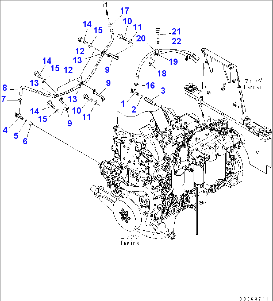 HEATER LINE(#85001-)