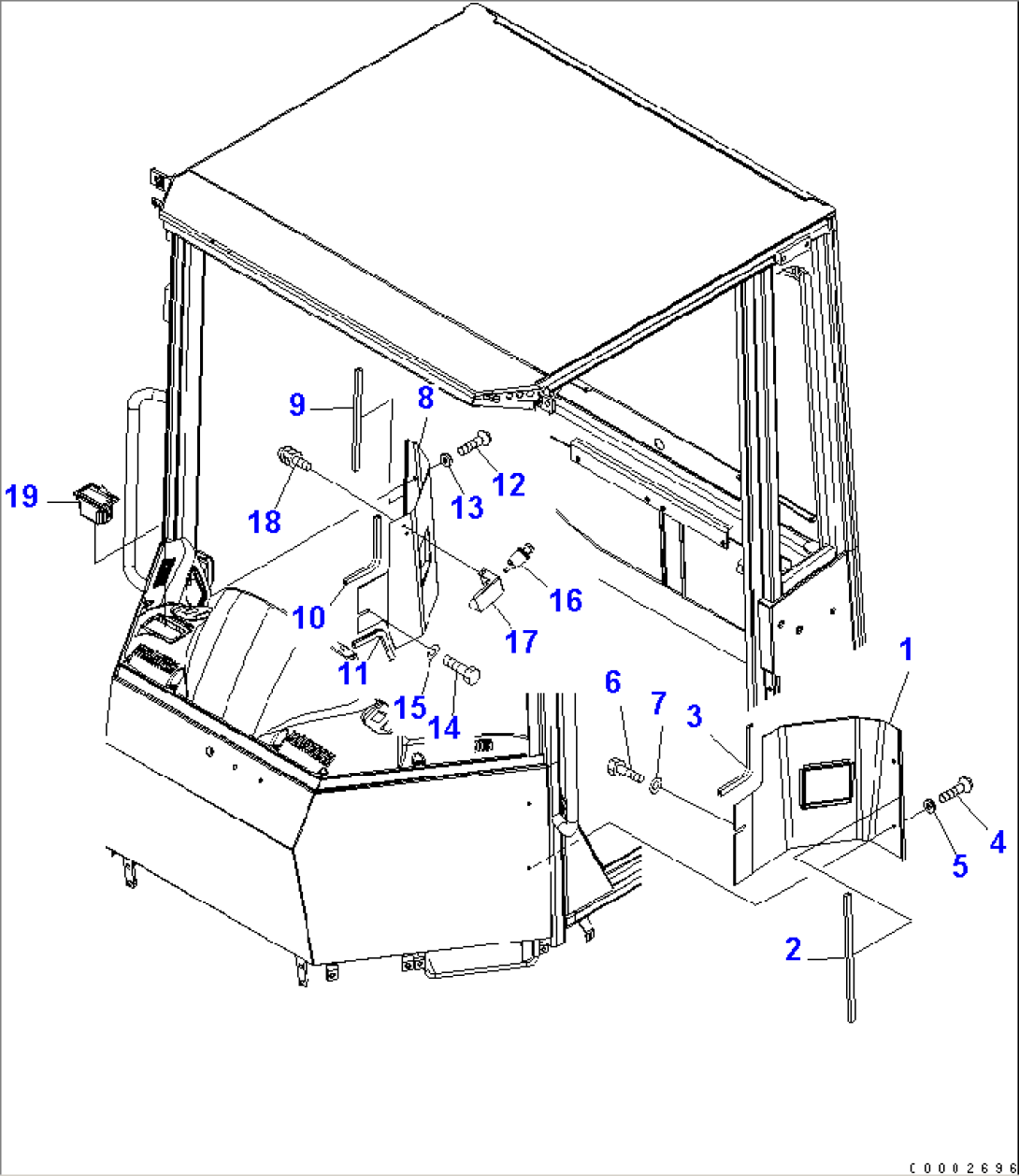 ROPS CAB (COVER)