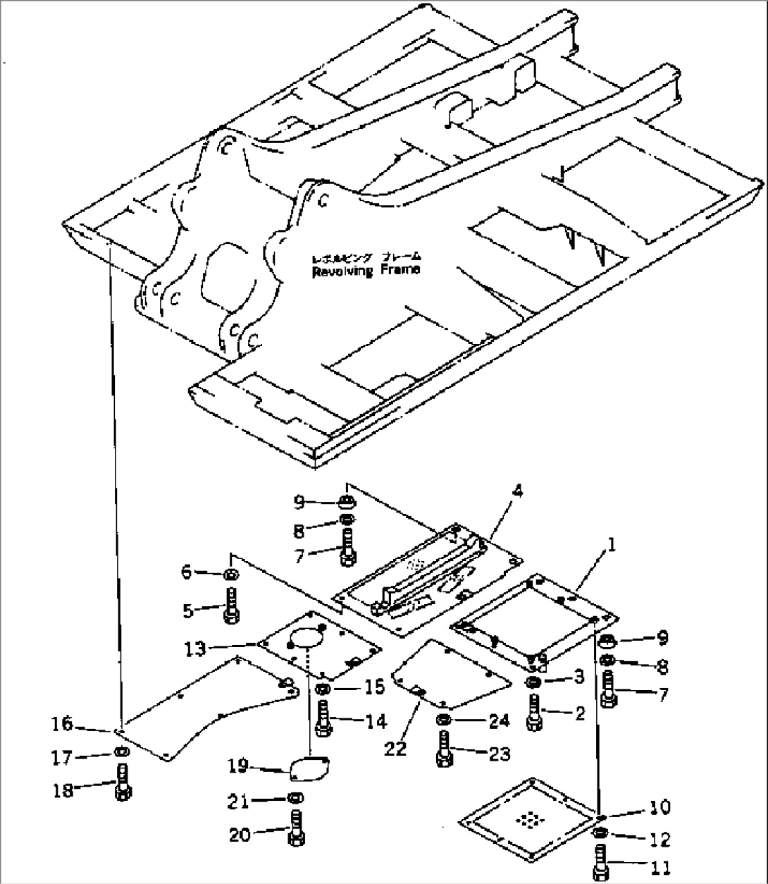 UNDER COVER (FOR MAIN FRAME AND FRAME¤ R.H.) (HEAVY DUTY) (FOR JAPAN)(#36614-)