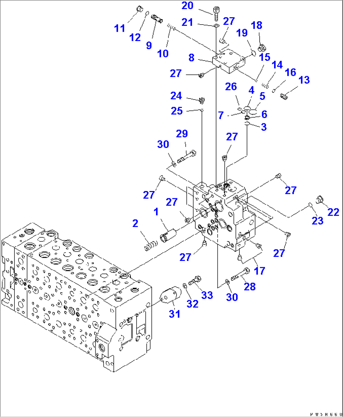 MAIN VALVE (1 ACTUATOR) (14/19)