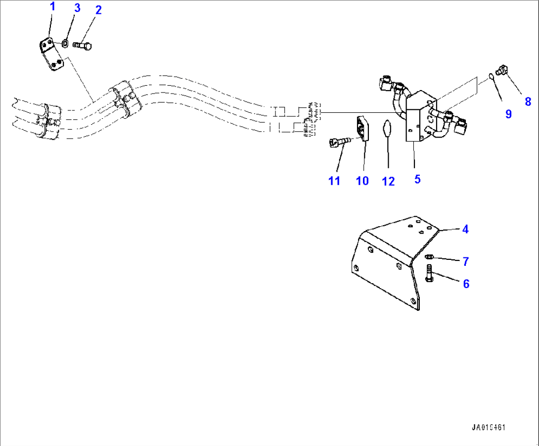 Ripper Piping, Cover (#23028-)