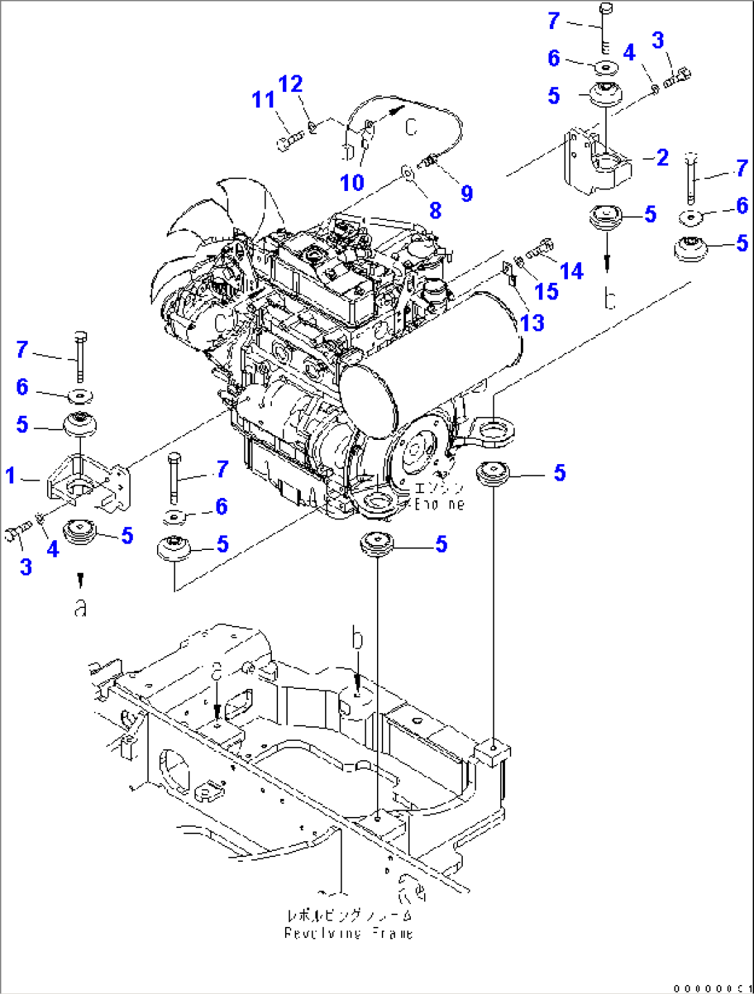 ENGINE MOUNTING PARTS