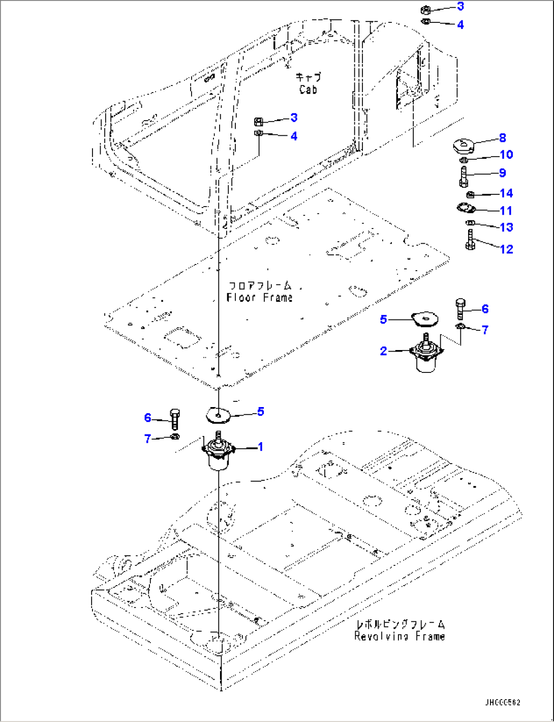 Floor Mounting (#1118-)