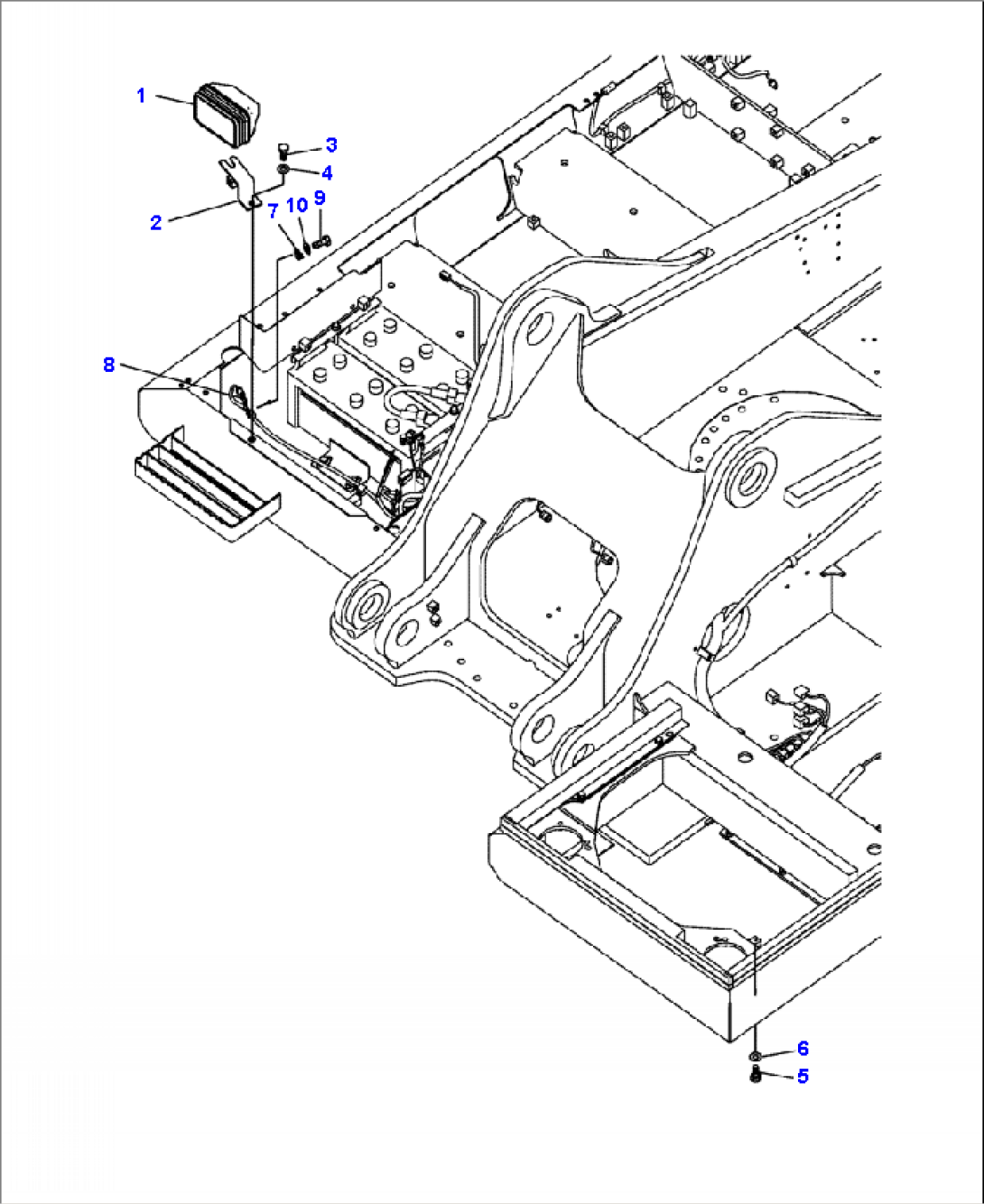 E0200-08H0 FRONT WORKING LAMP