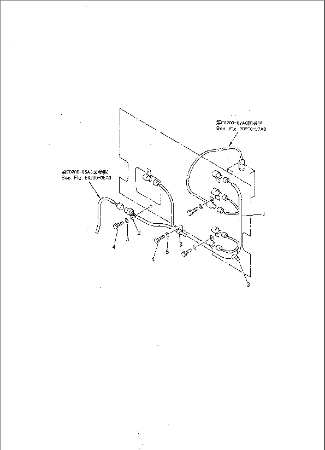 ELECTRICAL SYSTEM (WIRING) (AROUND STAND) (FOR BACKHOE)