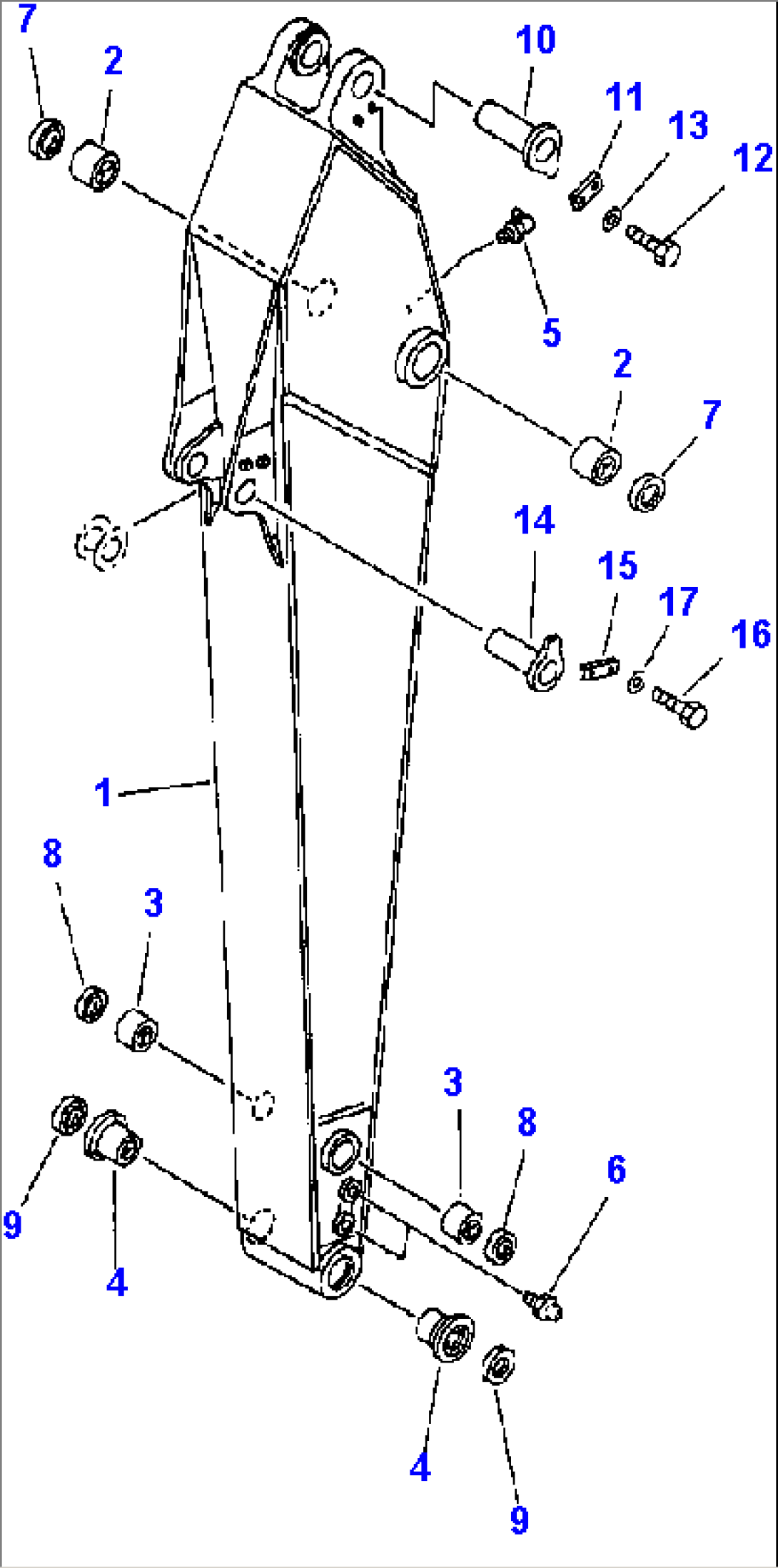 FIG NO. T1200-0105 ARM 2.9 M