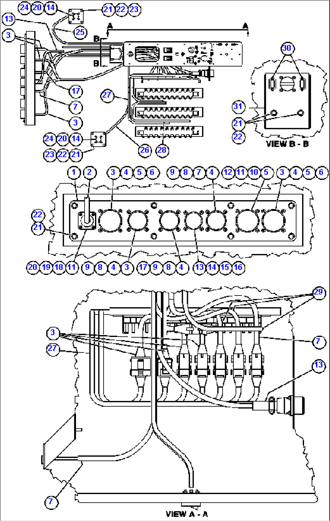 CAB CONNECTOR PLATE & WIRING