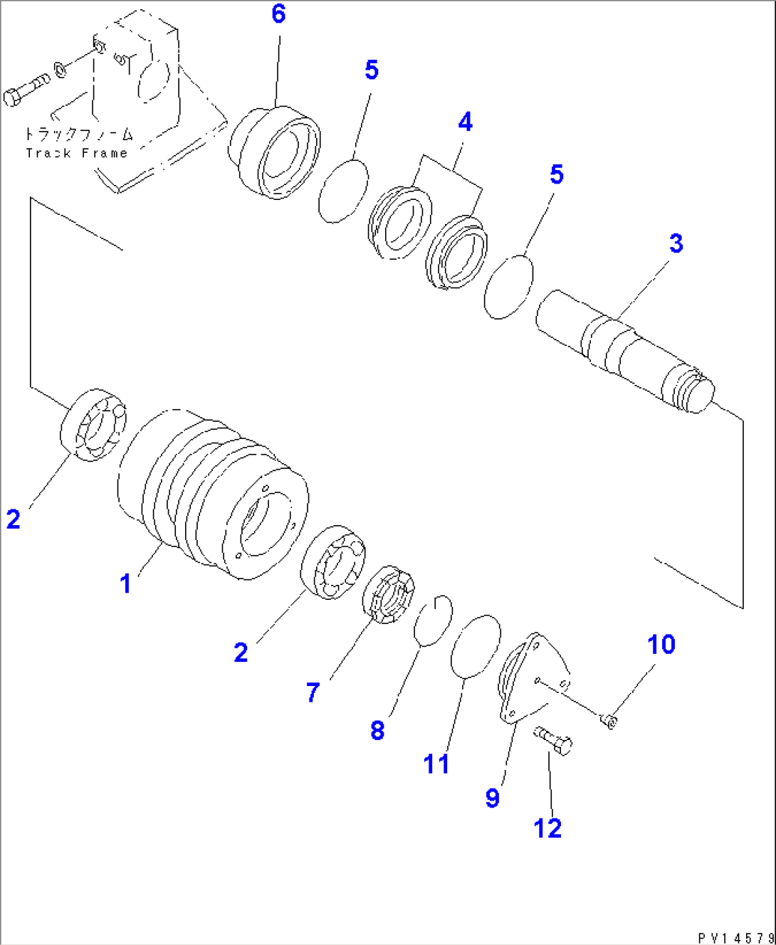 CARRIER ROLLER(#11501-.)