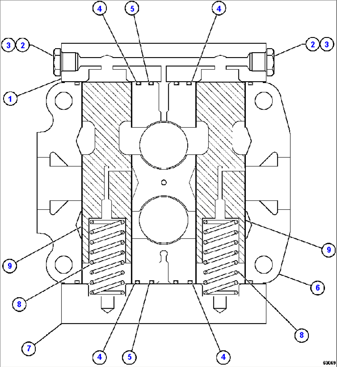 SPOOL SECTION ASSEMBLY - TANK BF3050