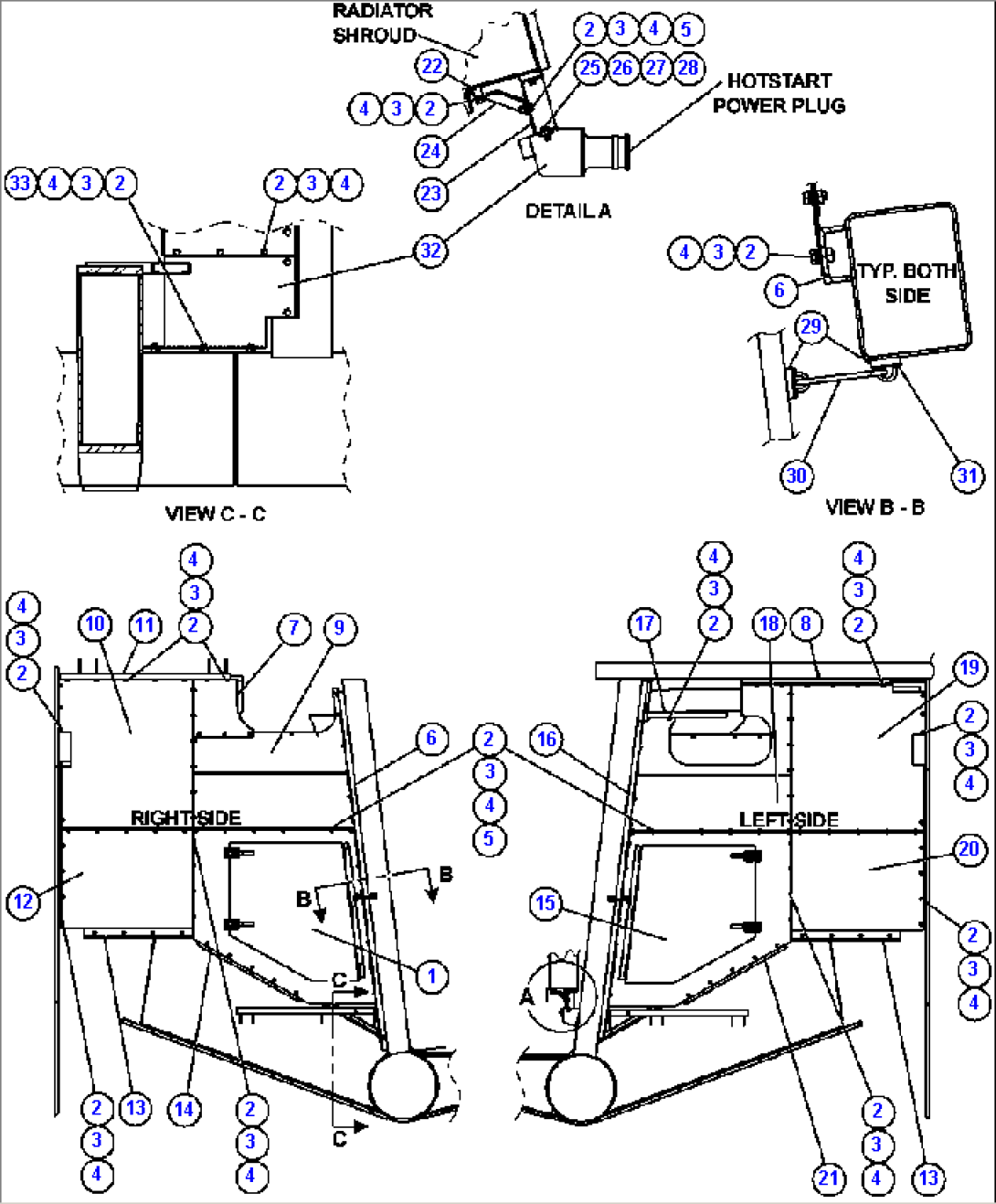 ENGINE SIDE PANELS INSTALLATION