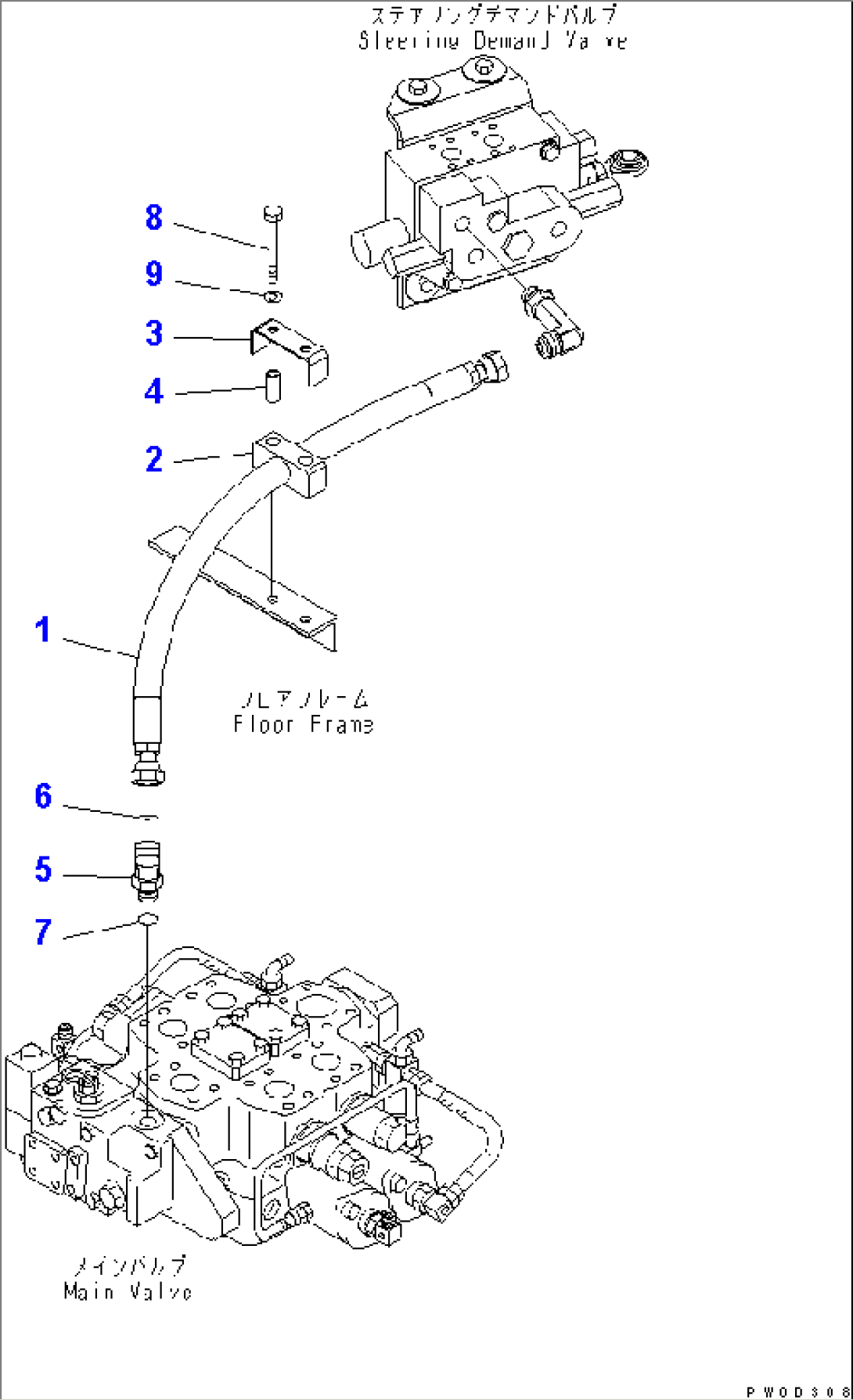 STEERING LINE (HOSE)