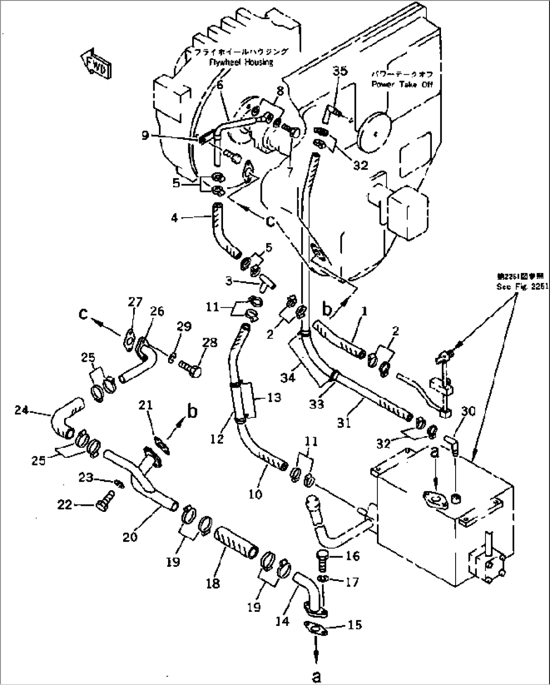 POWER TAKE OFF PIPING (3/3)