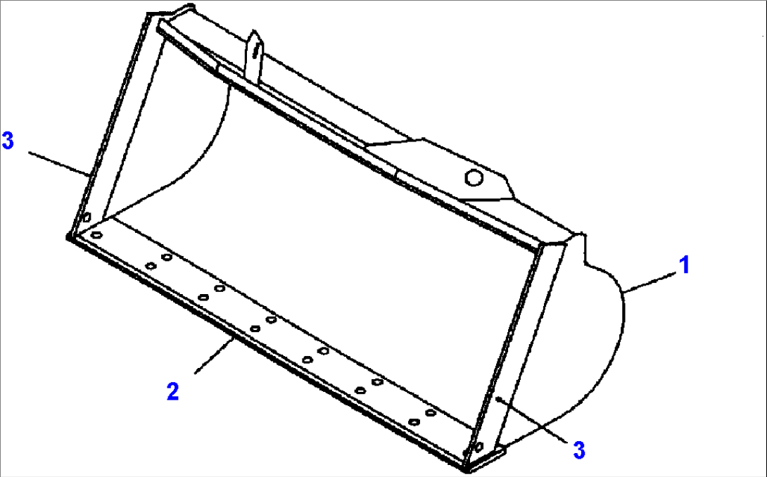 T4120-01A0 BUCKET 2.3 CU M