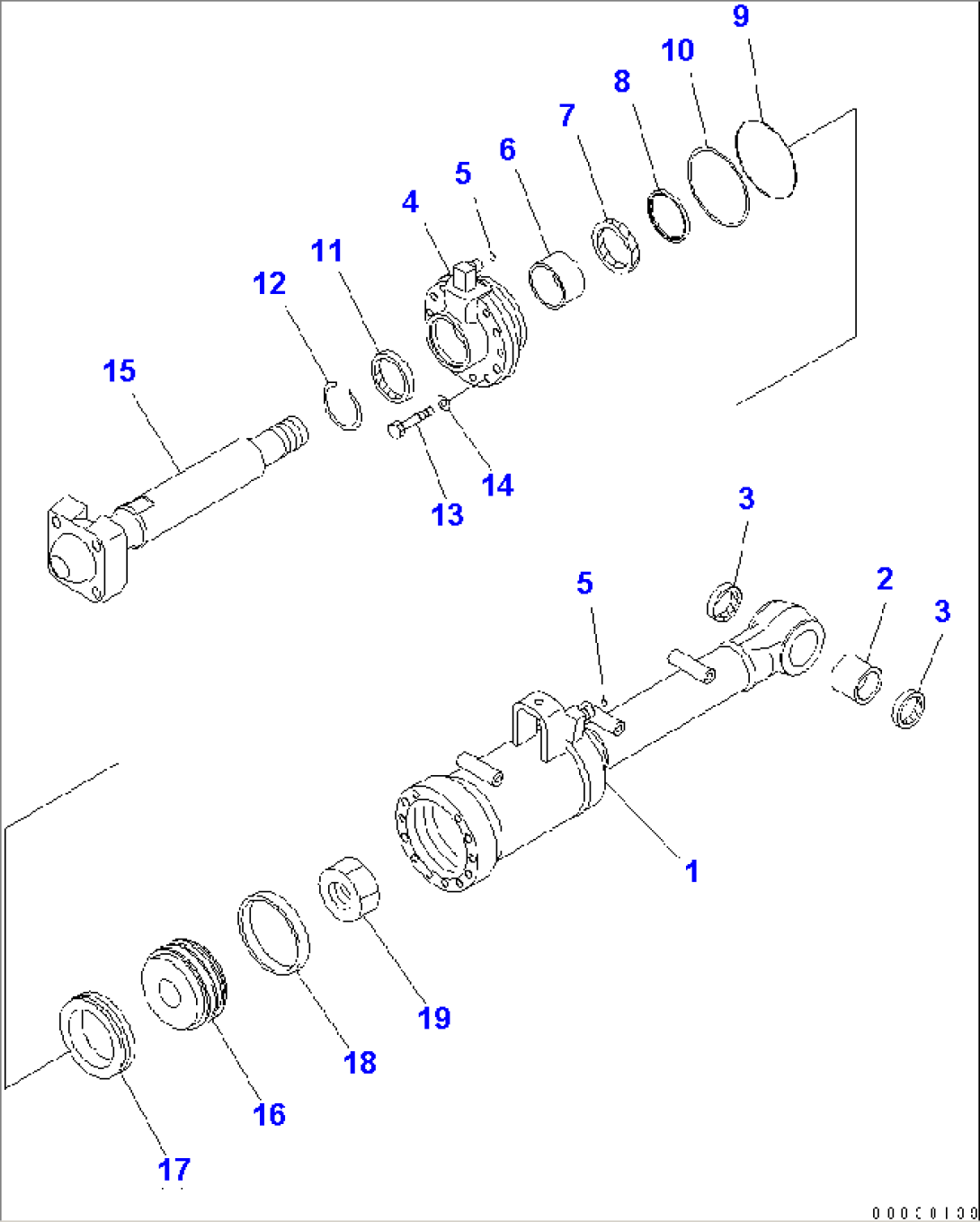 TILT CYLINDER(#65583-)