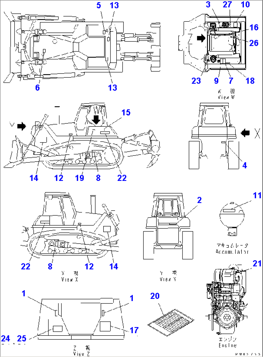 MARKS AND PLATES (ENGLISH)(#70001-74999)