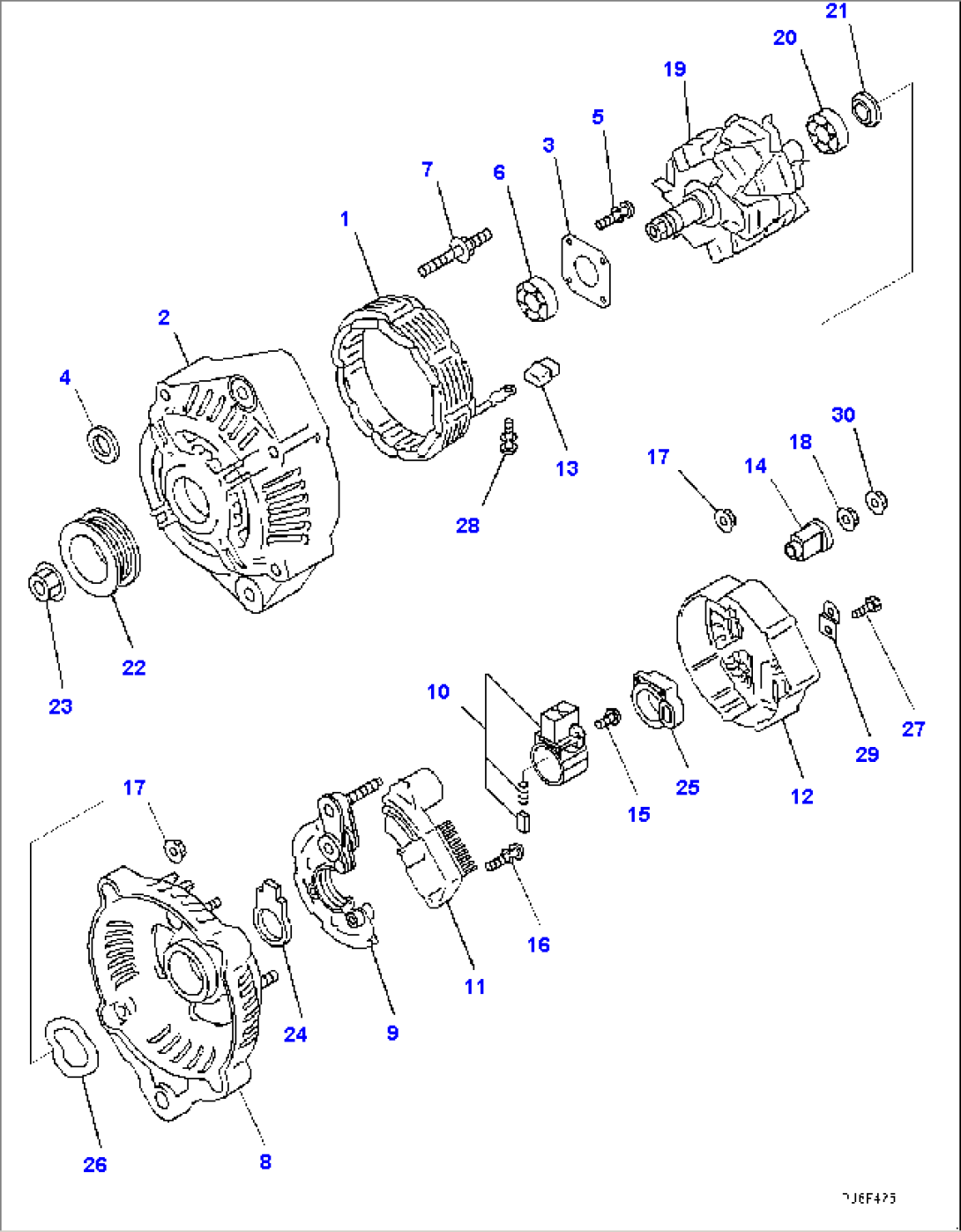 Alternator, 60Amp