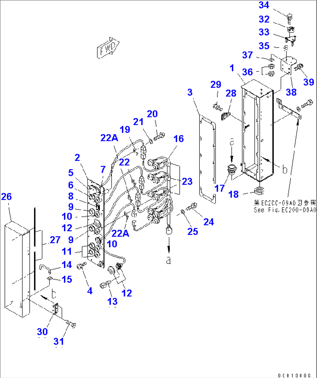 CONTROL PANEL WIRING (SUB PANEL)