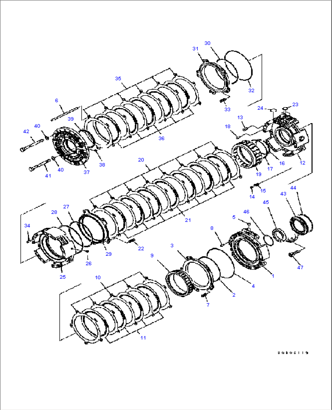 TRANSMISSION (2ND, 3RD, FORWARD AND REVERSE HOUSING)