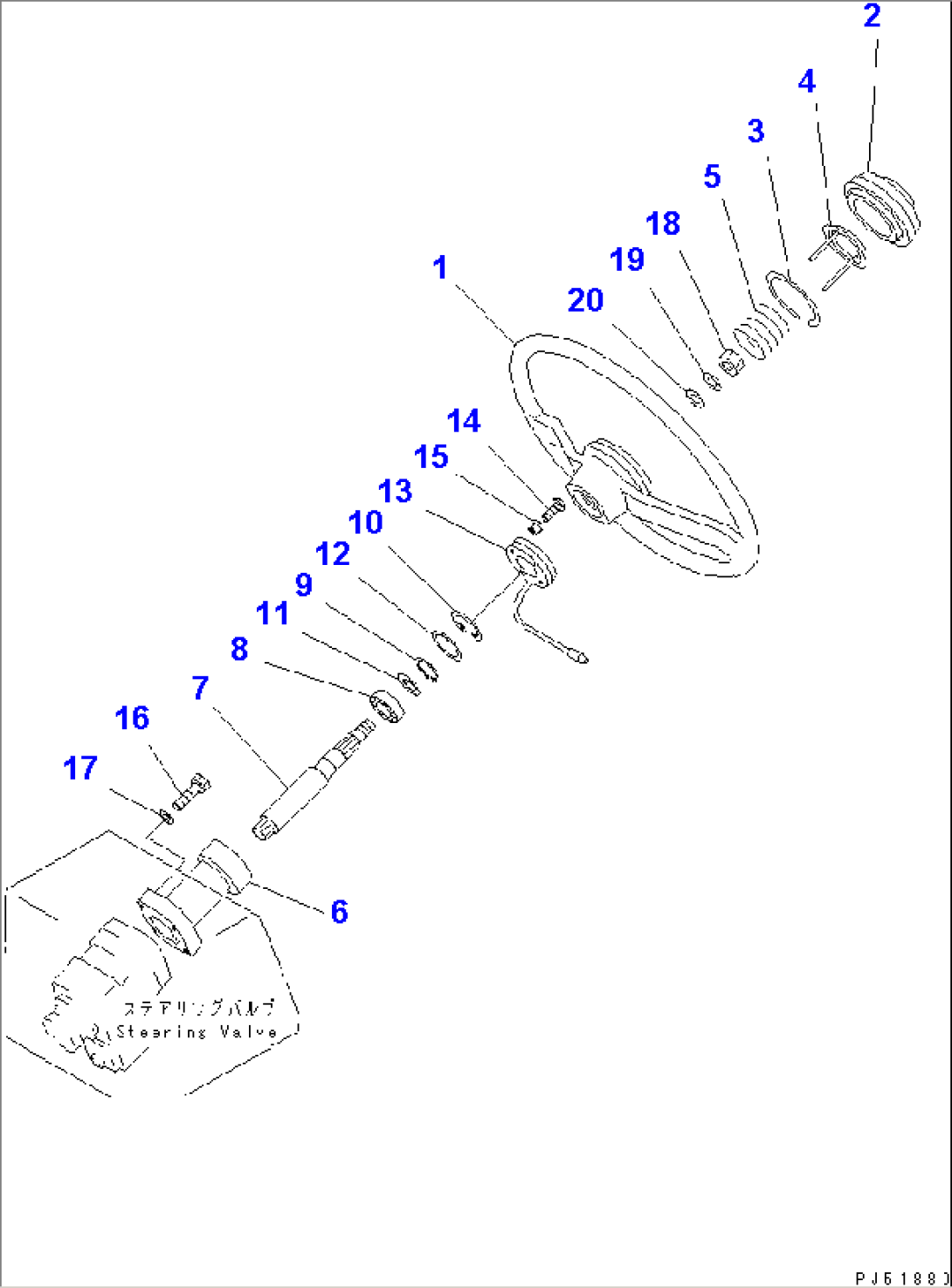 STEERING WHEEL(#1001-1414)