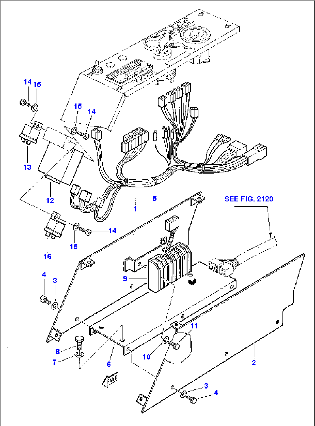 ELECTRICAL SYSTEM (INSTRUMENT PANEL LINE)