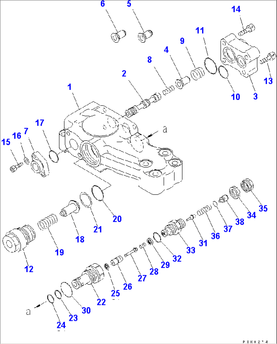 BURST VALVE (FOR ARM CYLINDER)