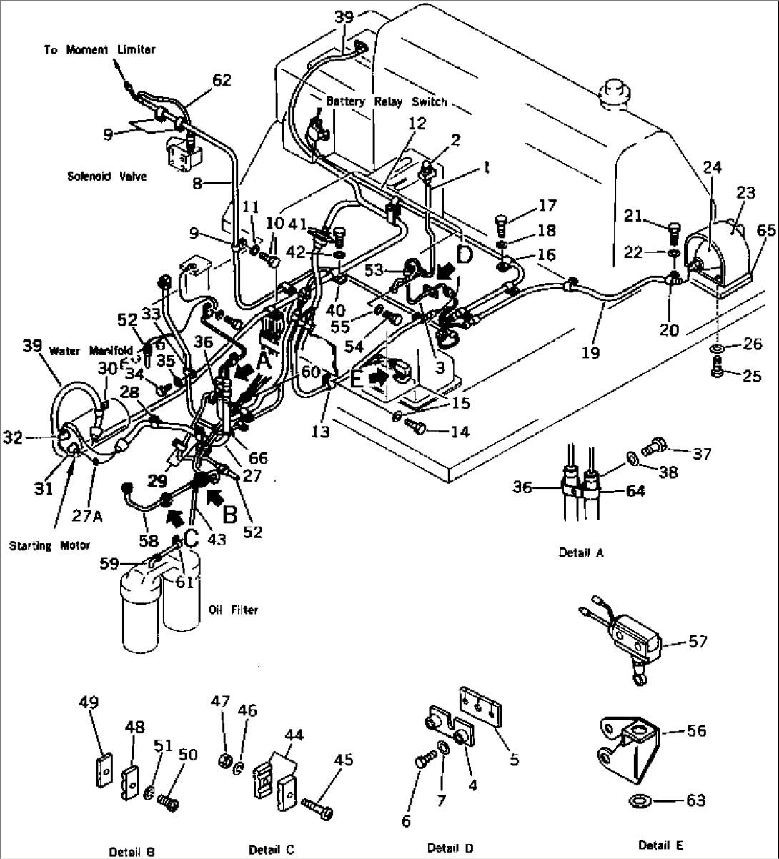 ELECTRICAL SYSTEM (1/3) (FOR ROCKET HEATER)(#12626-)