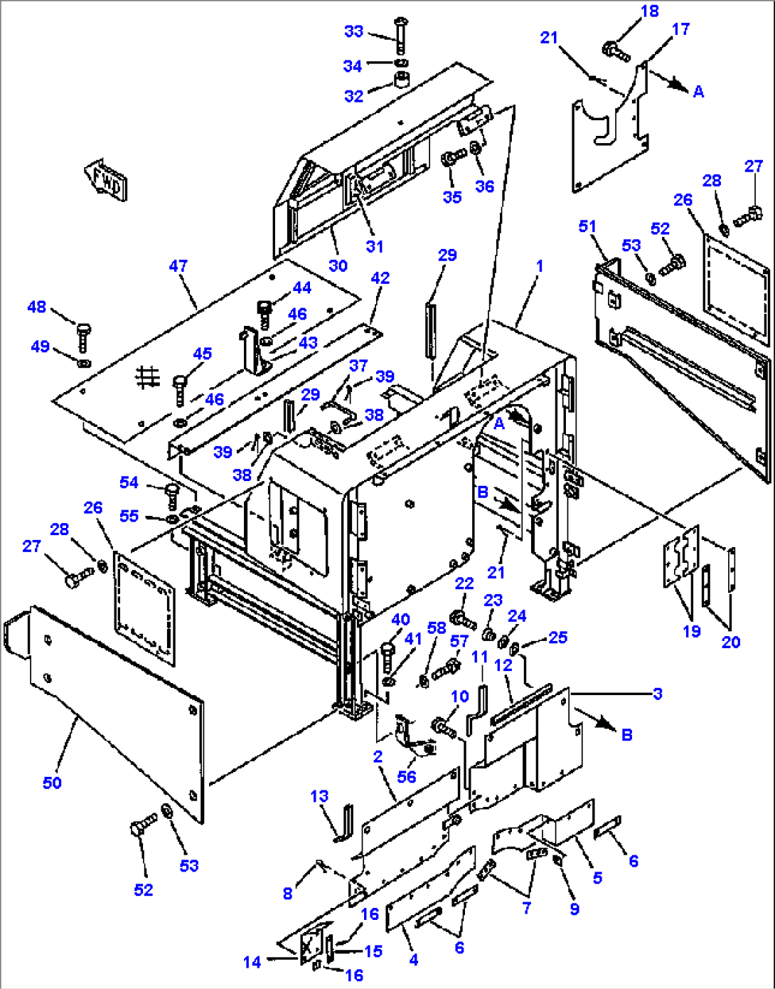 HYDRAULIC TANK COVER