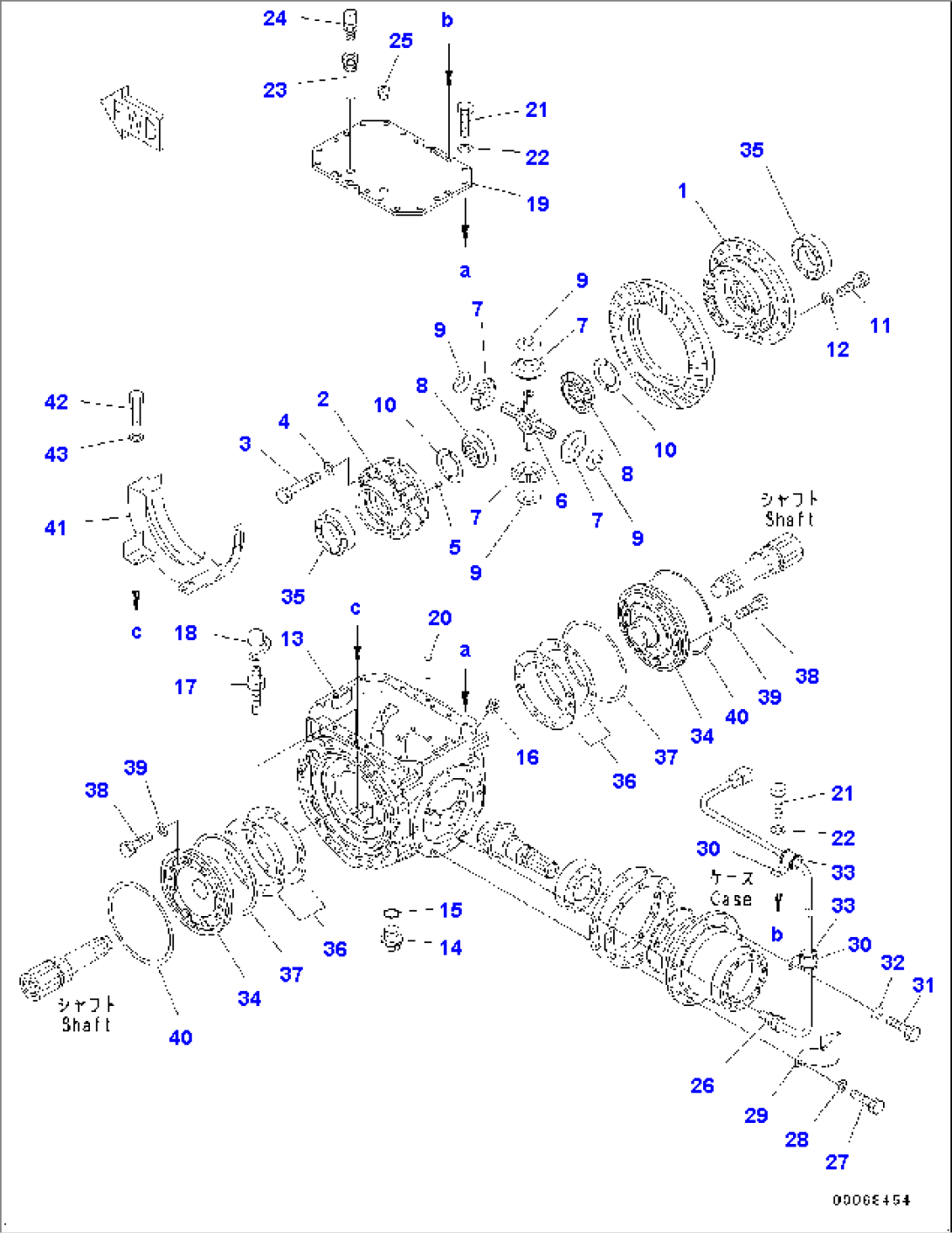 FRONT AXLE (WITHOUT LIMITED SLIP DIFFERENTIAL) (DIFFERENTIAL) (2/2)