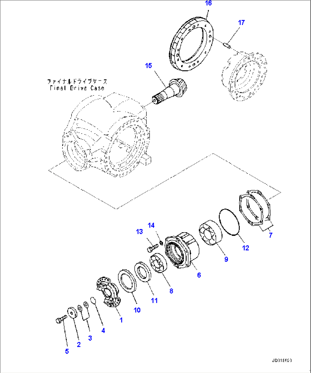 Rear Axle, Differential Lock Type, Final Drive, Bevel Gear