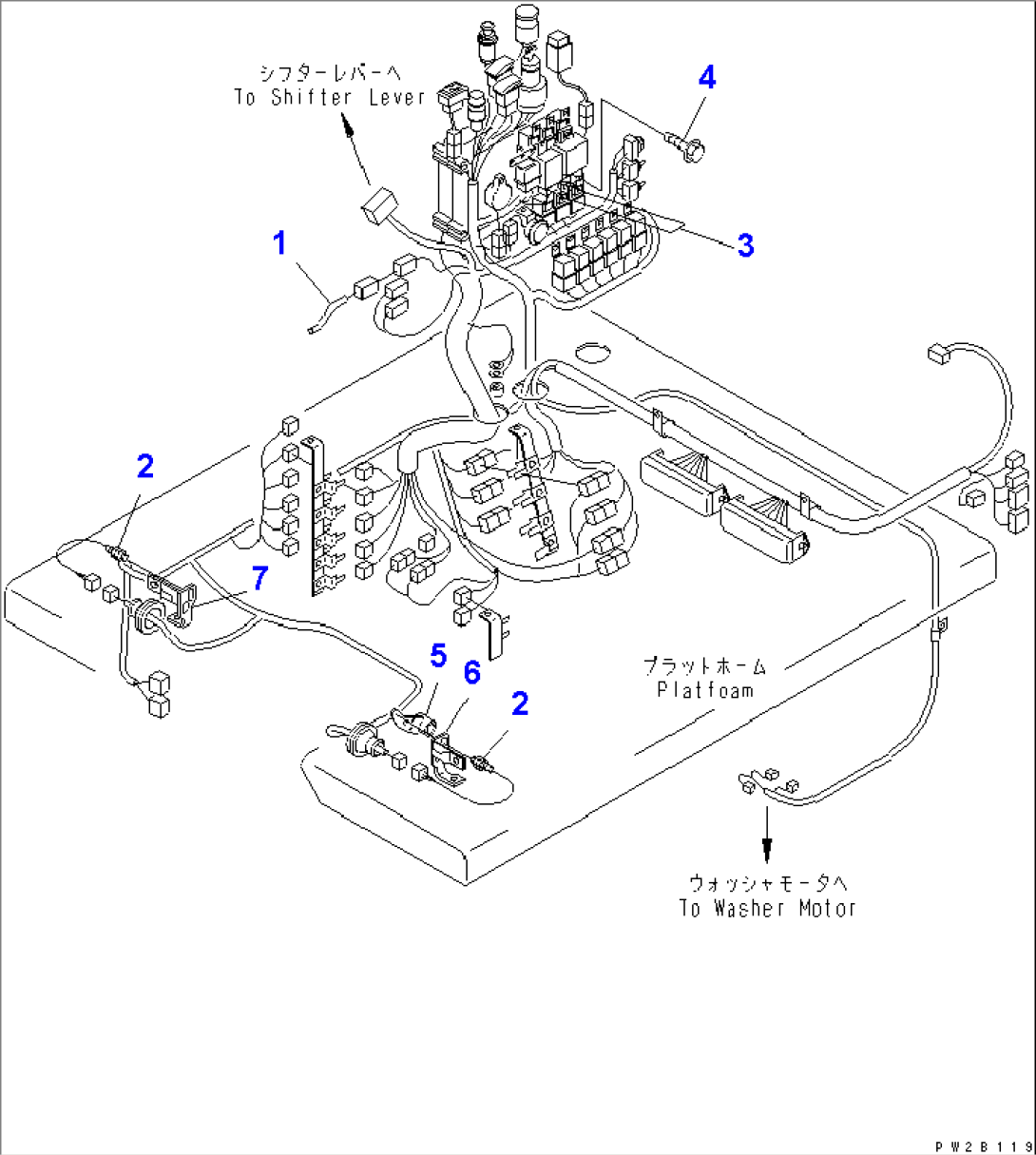 FLOOR ELECTRICAL (WITH BLADE FLOAT)(#50001-51000)