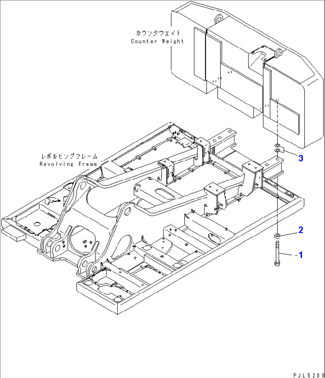 COUNTER WEIGHT MOUNTING(#10138-)