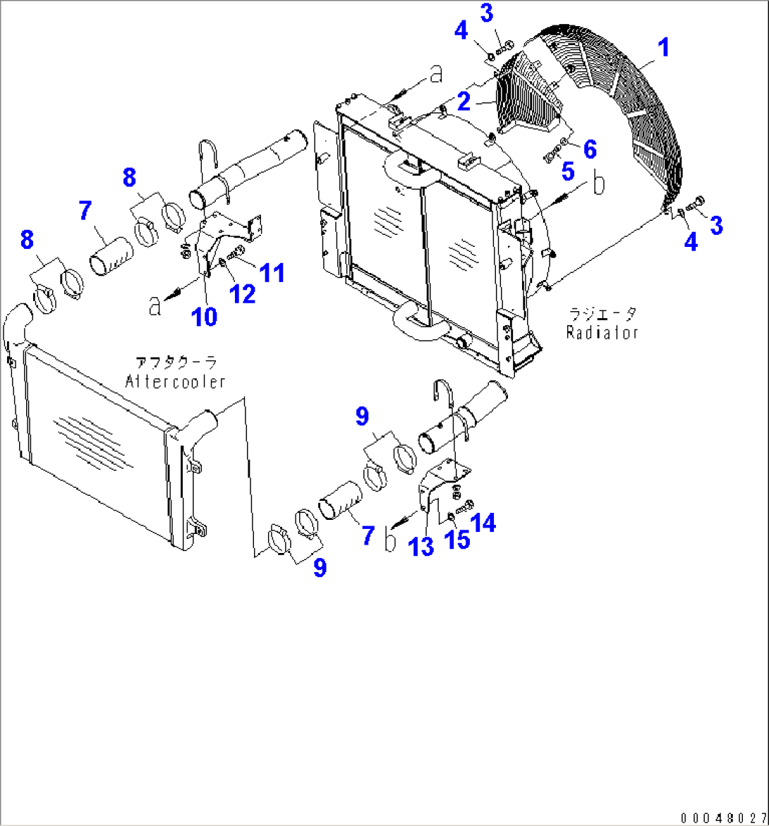 RADIATOR (FAN NET)(#2001-)